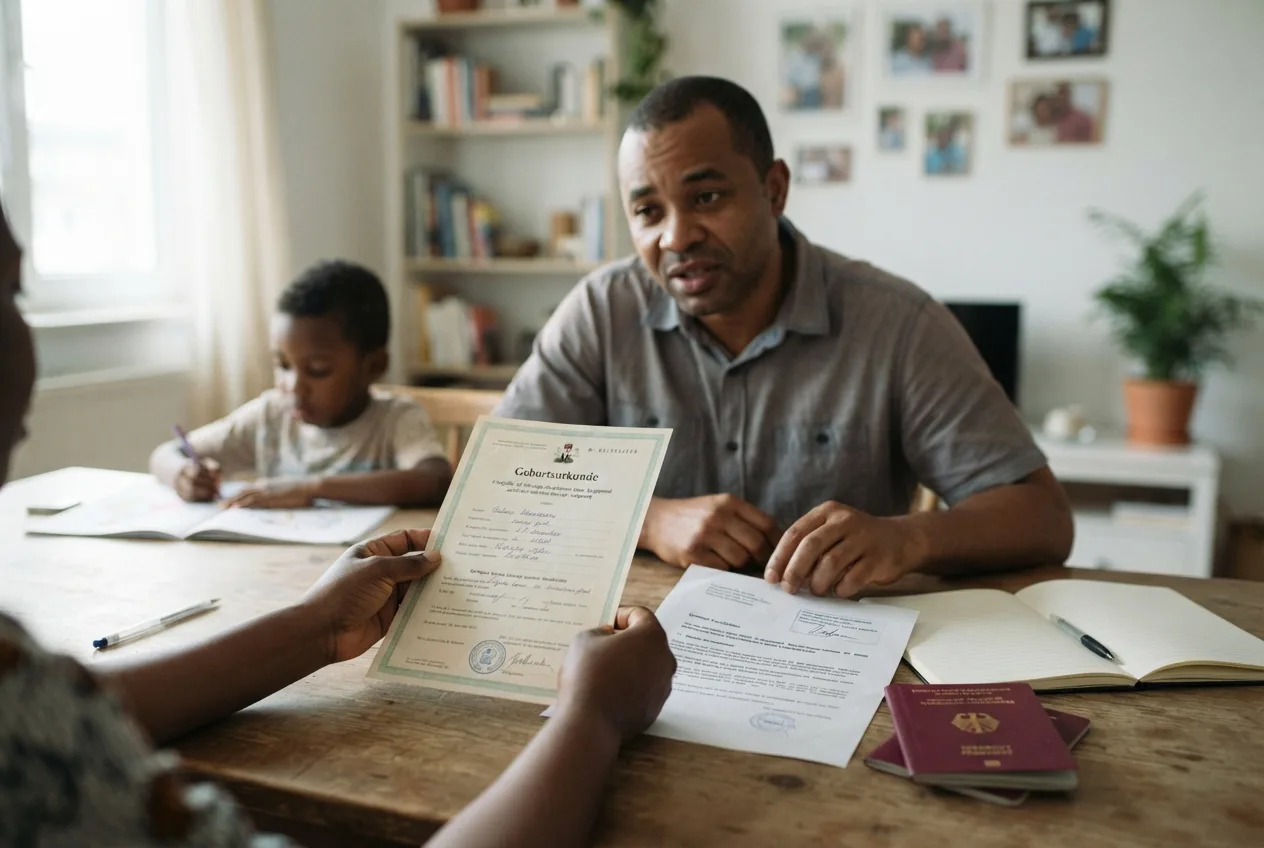 Geburtsurkunde und Legalisation beim Visum zum Familiennachzug